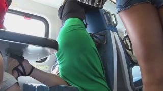 Stunning big ass in a thin green dress BigAss!-5