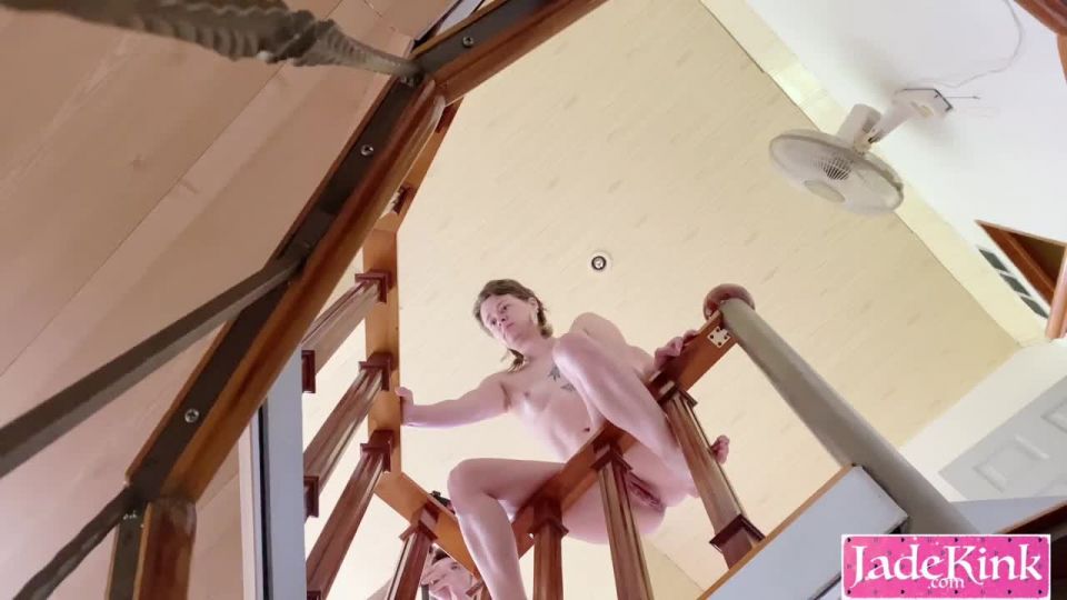 online video 16 JadeKink.com -  Jade Kink - Death Fuck Over Stairs | barely legal | amateur porn amateur pov sex