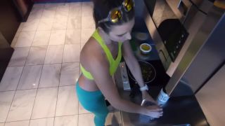Helena Price   Hot Yoga Pants Tease and Cumshot-1