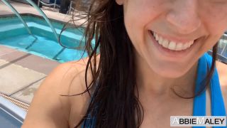 AbbieMaley 24 08 24 Abbie Sucks And Fucks A Stranger In The Sauna.-3