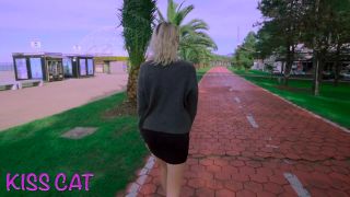 Kiss Cat - 4k Public Agent - 18 Babe Flashing Tits with Close up Pussy in Central Park  | pov | pov-8