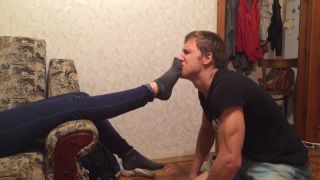 adult video 7 alien femdom feet porn | Worship sweaty feet after a walk. | foot worship-1