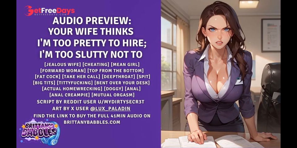 [GetFreeDays.com] Audio Preview Your Wife Thinks Im Too Pretty to Hire Im Too Slutty Not To Adult Video October 2022