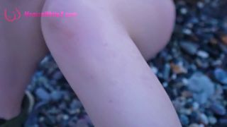 ManyVids presents Monica White – Girl Huge Tits Public Masturbation Public!-9