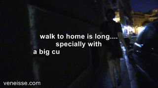 Veneisse - Veneisse - Hot walk outside with veggie inside p2 Fisting!-3