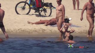 Astounding young nudists rub each other's  bods-5