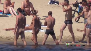 Astounding young nudists rub each other's  bods-7