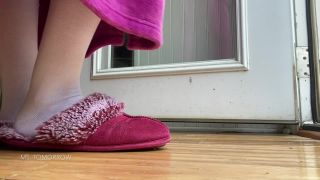 online adult clip 8 DommeTomorrow – morning socks – smelly slippers - fetish - masturbation porn bratty bunny femdom-3