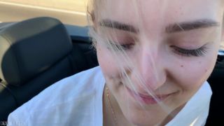 Eva Elfie - Public Teen Sex in the Convertible Car on a way to Las Vegas [1080p] - Teen-3
