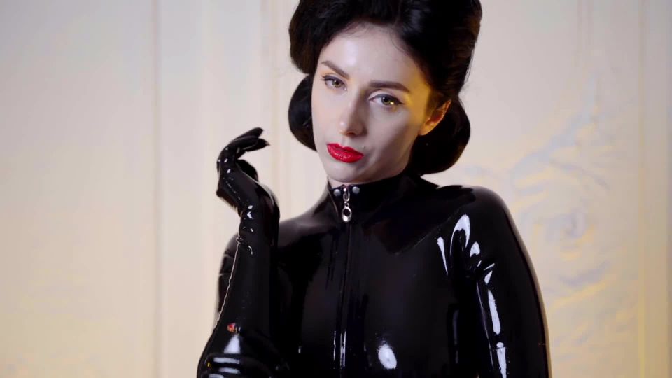 online porn video 30 Miss Ellie Mouse – Shining Black Latex Catsuit - corset - brunette girls porn men feet fetish