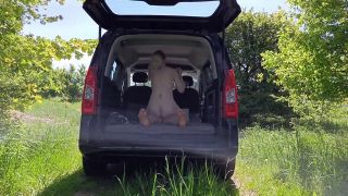 CoupleCrush69 - Public car sex with Scandinavian blonde Milf. Huge orgasms for both!-7