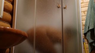 Filming cute sexy girlfriend playing with pussy while taking a shower - Masturbation-1