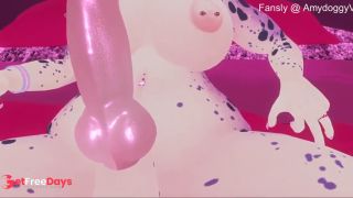 Furry Futa Dog Girl Toys With Herself-5