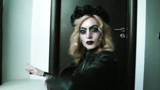xxx video clip 49 Goddess Celine - Wank For Leather Darkness on pov mature femdom strapon-8