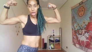 Flexing my Veiny Biceps Black!-5