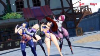 4k mmd Genshin dance-3