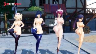 4k mmd Genshin dance-8