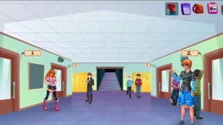 LoveSkySan - High School Days (RichyCapy) - Part 21 - Sexy Ebony Babe And Horny Girls By LoveSkySanHenta-2