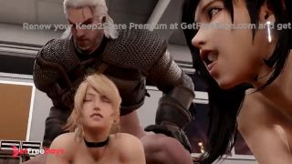 Final Fantasy Orgy Gangbang 3 - Tifa, Aerith, Lunafreya, Cindy Aurum Hentai Cartoon Anal-2
