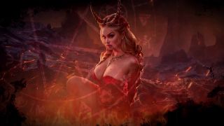 Goddess Misha Goldy Anti christmas JOI Succumb to the Succubus - Joi-6
