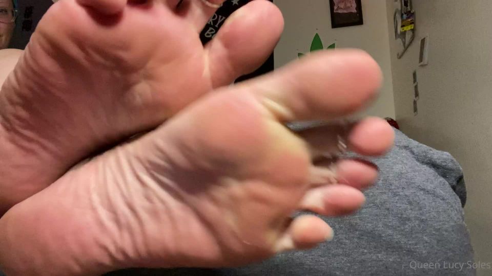 adult video 14 femdom strapon pegging OnlyFans Mystikal Mami fresh out of the bath feet joi soles closeup, closeup on fetish porn