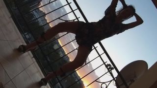 My Wife SexyDreamsUp Dress NO PANTIES # Enjoy the City View SUN SET-5