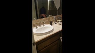 caught girlfriend masturbating in the bathroom-6