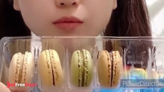 [GetFreeDays.com] Japanese girl Eat Macaroon ASMR Adult Video June 2023-5