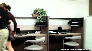 adult video 21 Spanked Secretaries (Part 1), femdom ball whipping on fetish porn -2