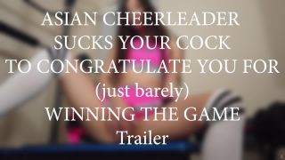 Asian Goddess (@bjqueemenda) Natashaty - asian cheerleader sucks your cock to congratulate you for just barely winning the game t 07-11-2020 - Small Tits-0