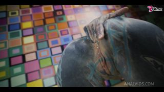 Anuskatzz - Tattoo Couple Hard Pov Sex - Anal Fuck, Gapes, Sloppy BJ, Anal Creampie, Female Orgasm - Hardcore-1