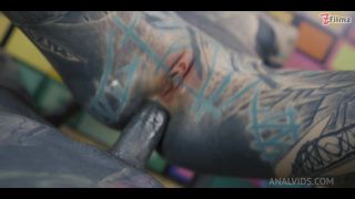 Anuskatzz - Tattoo Couple Hard Pov Sex - Anal Fuck, Gapes, Sloppy BJ, Anal Creampie, Female Orgasm - Hardcore-7