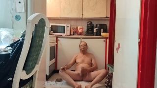 Oldboybp - I sat down on the cold stone in the heat and played with my cock-5