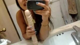 adult xxx video 19 Amateurs – She Has This Double Headed Dildo So Either Side Will Work., blowjob fetish on femdom porn -1