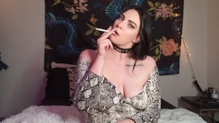 Anaconda Noire - Smoking Fetish Clip For My Ashtray Losers - Smoking-9