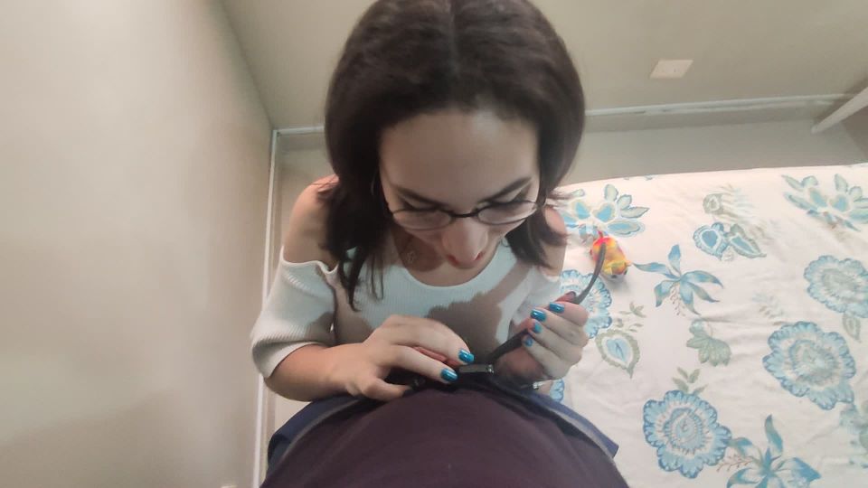 Blowjob while it rains POV!