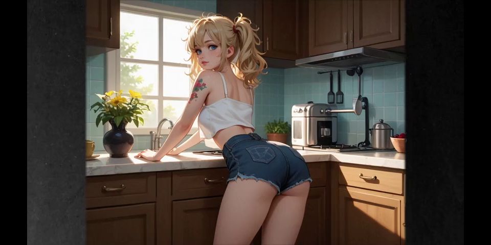 Kitchen Fuck Step Sister Seduces Step Brother in the Kitchen Voiceover Visual Novel