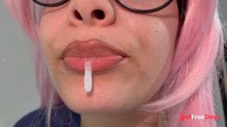 AWESOME SPITTING MOUTH LATINA Ebony big mouth-2