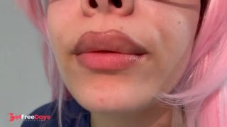 AWESOME SPITTING MOUTH LATINA Ebony big mouth-3