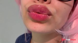 AWESOME SPITTING MOUTH LATINA Ebony big mouth-7