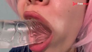 AWESOME SPITTING MOUTH LATINA Ebony big mouth-9