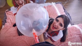 Quartirra - Q921 Mariette and Cosette make you pop balloons with your wood -  (FullHD 2024) New Porn-0