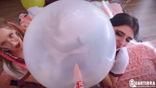 Quartirra - Q921 Mariette and Cosette make you pop balloons with your wood -  (FullHD 2024) New Porn-1