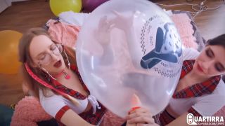 Quartirra - Q921 Mariette and Cosette make you pop balloons with your wood -  (FullHD 2024) New Porn-2