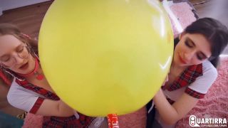 Quartirra - Q921 Mariette and Cosette make you pop balloons with your wood -  (FullHD 2024) New Porn-4