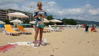 Hot Girl Public Beach MasturbateA Stranger Gives Him First Anal 1080p-1