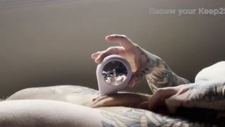FAT HAIRY PUSSY RUBBING, GIANT CLIT STROKING, TATTOOED MUSCLE MOMMY, CUM WORSHIP-1