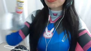 PHEmanuelly RaquelASMR COSPLAY D VA Push Pop Candy Mouth Sounds Masterbating So Hot¡¡¡ - 480p-0