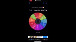 Onlyfans - hawaii5hoess - Lets Have some Quarantine Lockdown Fun Spin the Wheel for just  a SPIN Receive  FREE - 30-04-2020-9