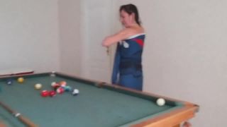 Dream4AngelRisky Naked Billiards PLAY in Public Sauna-9